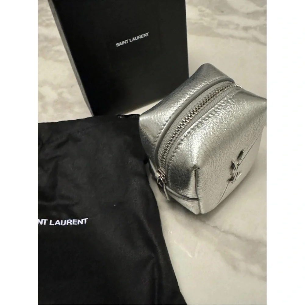 Yves Saint Laurent Silver‎ Baby Bag